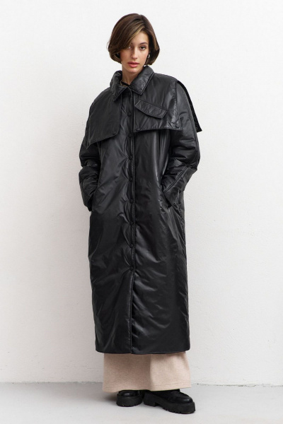 Пальто RINKA 1452 черный - фото 2