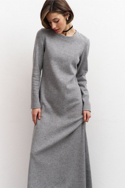 Платье RINKA 1454 серый - фото 4