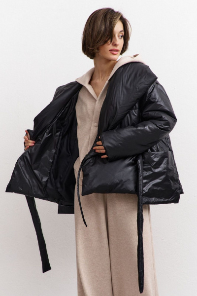 Куртка RINKA 1455 черный - фото 2