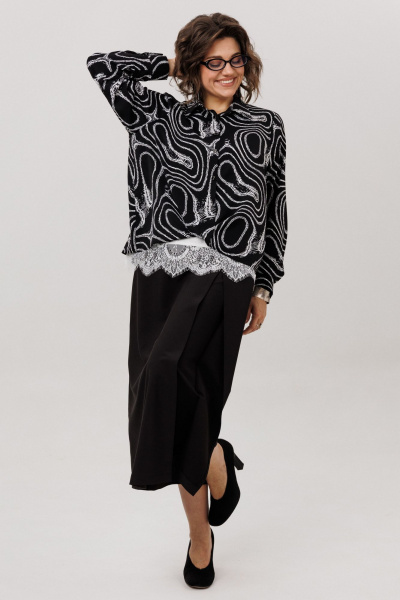 Рубашка Anelli 1663 мрамор_неро - фото 9