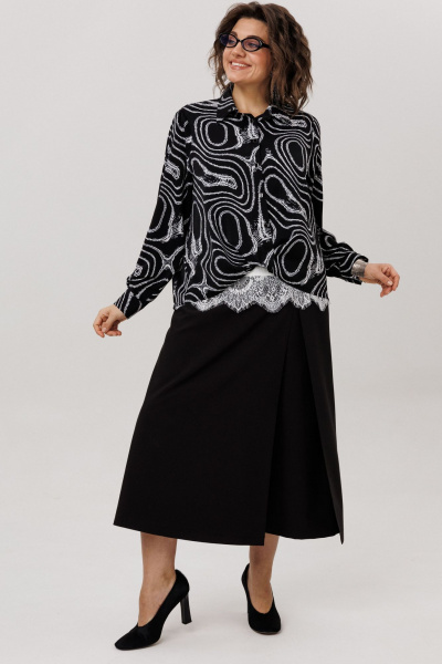 Рубашка Anelli 1663 мрамор_неро - фото 7