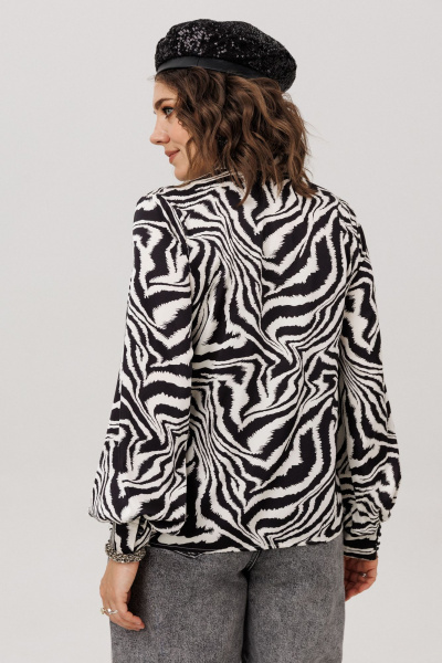Блуза Anelli 1736 зебра_нью - фото 5