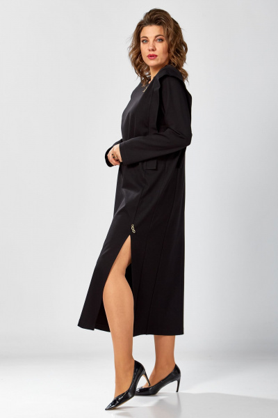 Платье BegiModa 1064 черный - фото 7