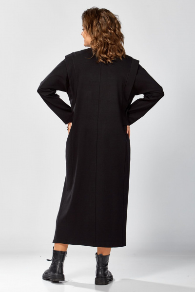 Платье BegiModa 1064 черный - фото 6