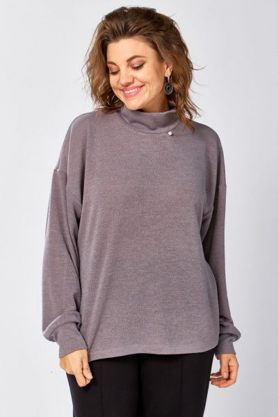 Блуза BegiModa 4156 фиолетовый-пепел - фото 6