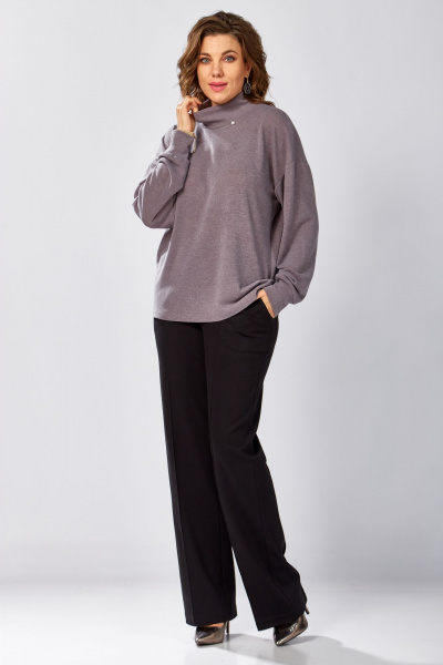 Блуза BegiModa 4156 фиолетовый-пепел - фото 1