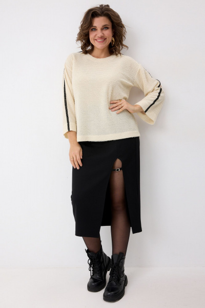 Юбка BegiModa 5017 черный - фото 5