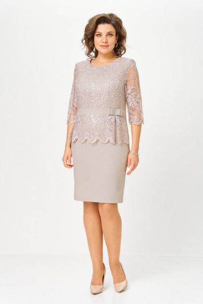 Платье Svetlana-Style 1868 бежевый - фото 3