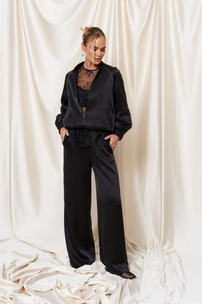 Бомбер, жакет Prestige 5357 черный - фото 2