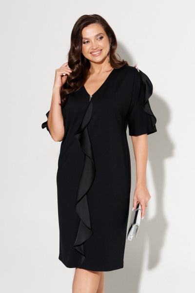 Платье AltaModa 1041 черный - фото 4