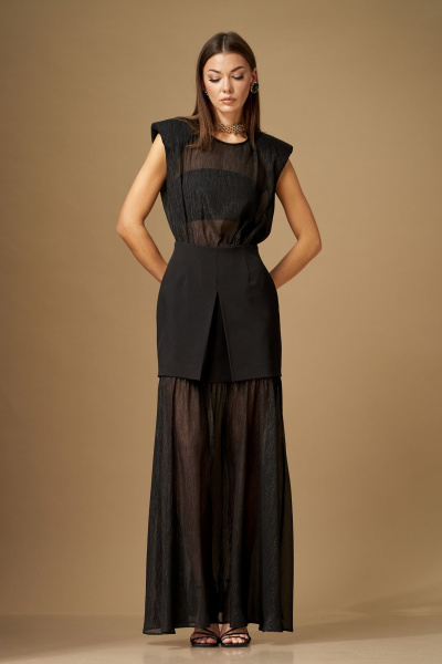 Платье, топ N.O.W. 1644 черный - фото 6