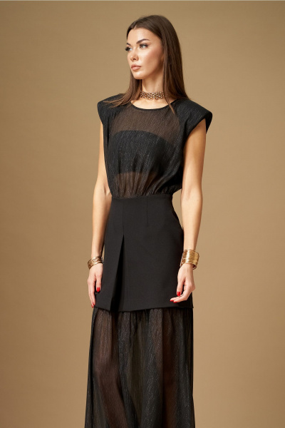 Платье, топ N.O.W. 1644 черный - фото 5
