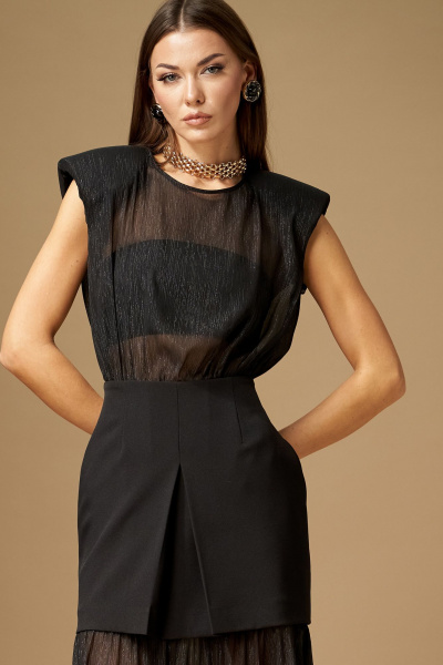 Платье, топ N.O.W. 1644 черный - фото 3