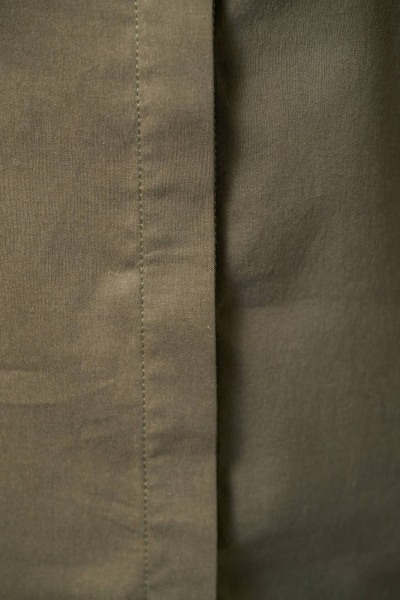 Рубашка SHLOMO 1-28 оливковый - фото 5