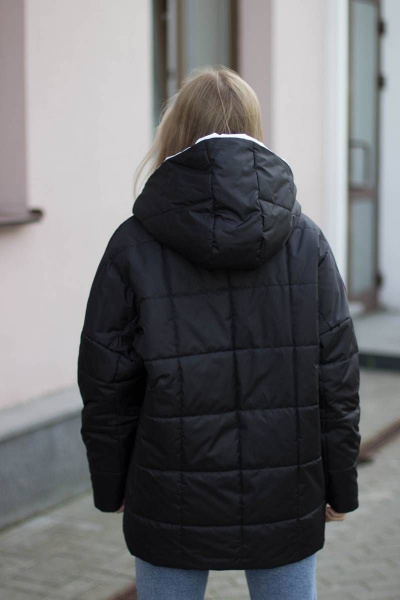 Куртка Sisteroom ККД-009 черно-белый - фото 9
