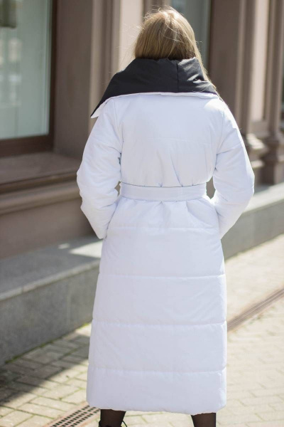Пальто Sisteroom П-002 черно-белый - фото 5