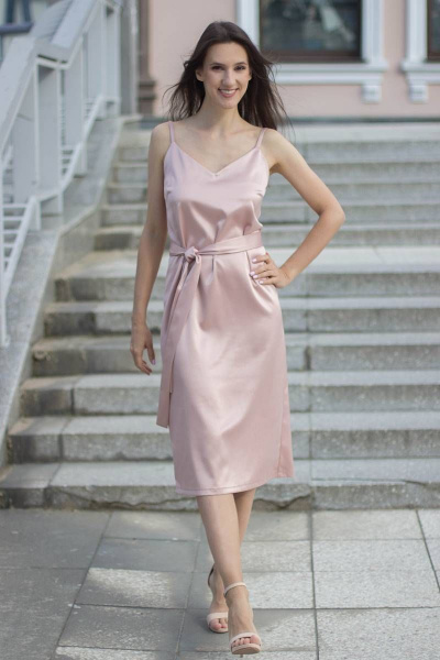 Платье Sisteroom ПлА-054 розовый - фото 1