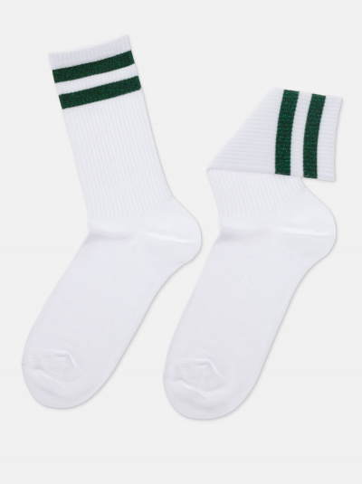 Носки CONTE ACTIVE белый-зеленый 19С-65СП - фото 5