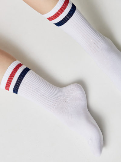 Носки CONTE ACTIVE белый-красный 19С-65СП - фото 7