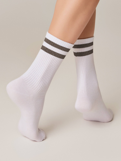 Носки CONTE ACTIVE белый-серый 19С-65СП - фото 6