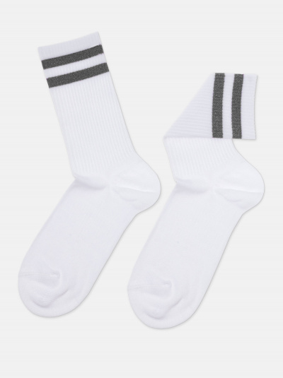 Носки CONTE ACTIVE белый-серый 19С-65СП - фото 4