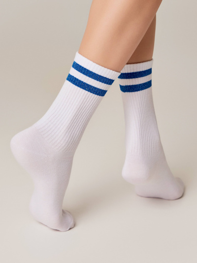 Носки CONTE ACTIVE белый-синий 19С-65СП - фото 8