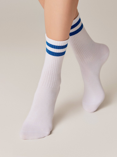 Носки CONTE ACTIVE белый-синий 19С-65СП - фото 10