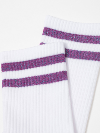 Носки CONTE ACTIVE белый-сиреневый 19С-65СП - фото 6