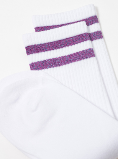 Носки CONTE ACTIVE белый-сиреневый 19С-65СП - фото 7