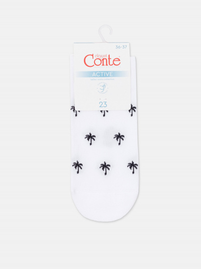 Носки CONTE ACTIVE белый-черный 23С-111СП - фото 2