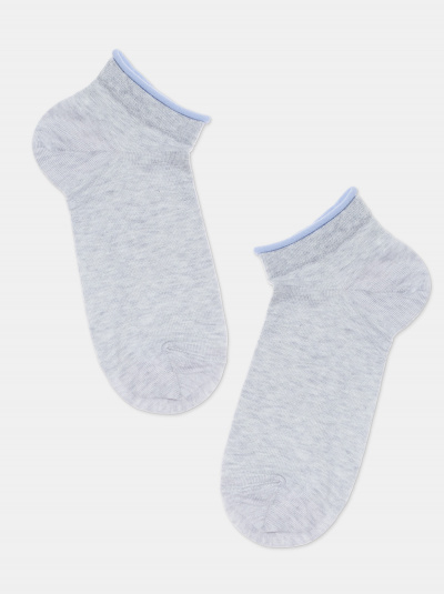 Носки CONTE ACTIVE светло-серый-голубой 12С-32СП - фото 3