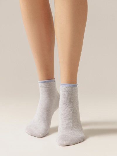 Носки CONTE ACTIVE светло-серый-голубой 12С-32СП - фото 7