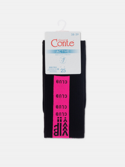 Носки CONTE ACTIVE черный-розовый 20С-20СП - фото 3