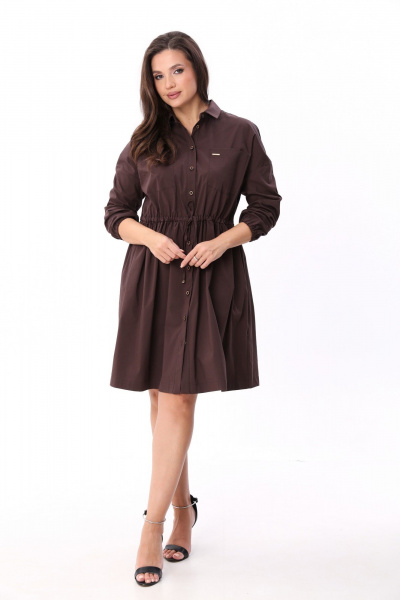 Платье ICY Street 25ICY094Ш-3 шоколад - фото 10