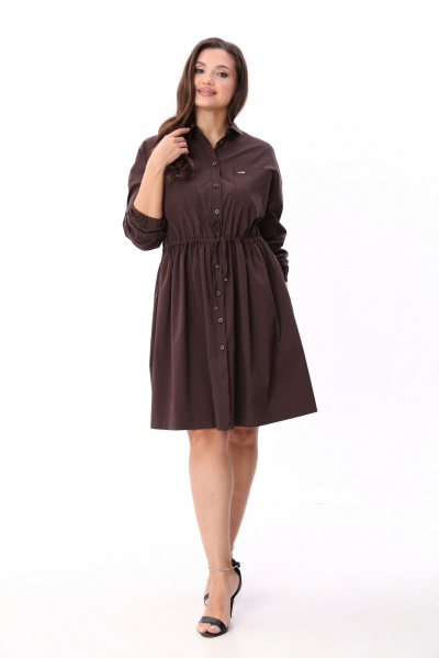 Платье ICY Street 25ICY094Ш-3 шоколад - фото 2