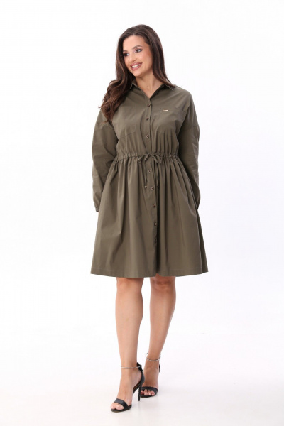 Платье ICY Street 25ICY094Х-3 хаки - фото 6