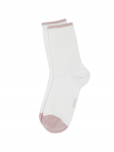 Носки CONTE CLASSIC молочный-пепельно-розовый 25С-32СП - фото 5