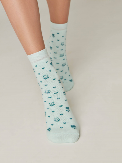 Носки CONTE COMFORT бледно-бирюзовый 7С-47СП - фото 2