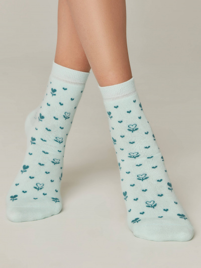 Носки CONTE COMFORT бледно-бирюзовый 7С-47СП - фото 3