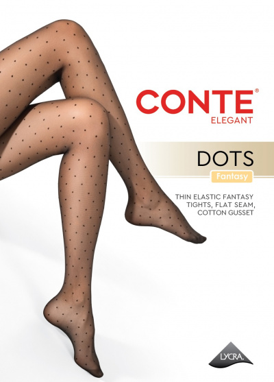 Колготки CONTE DOTS nero 14С-48СП - фото 1