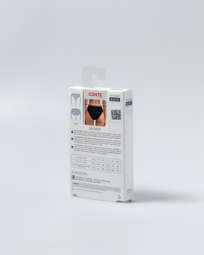 Трусы CONTE ELEGANT BASIC COLLECTION LB 5003 black lurex 24С-3189ТСП - фото 6