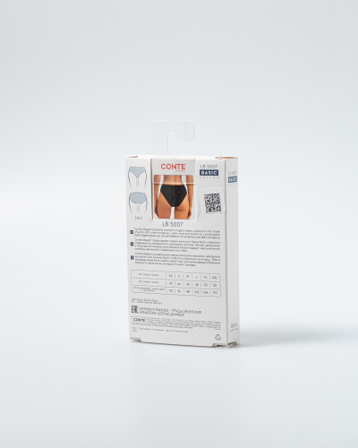 Трусы CONTE ELEGANT BASIC COLLECTION LB 5007 black 24С-3262ТСП - фото 2