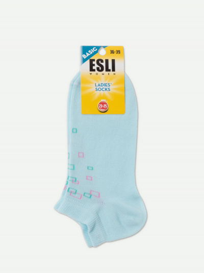 Носки CONTE ESLI BASIC бледно-бирюзовый 20С-39СПЕ - фото 5