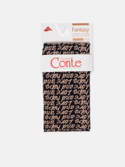 Носки CONTE FANTASY nero-natural 23С-81СП - фото 1