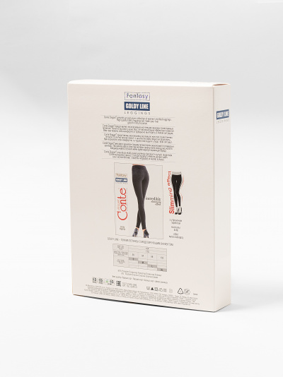 Леггинсы CONTE GOLDY LINE black 20С-1068ТСП - фото 2