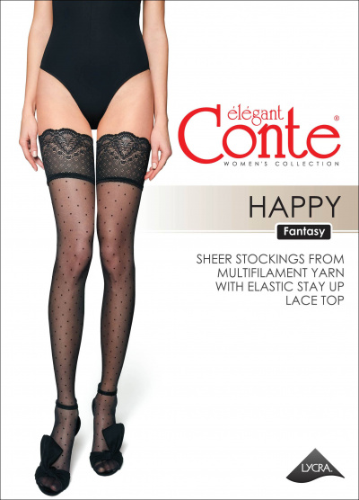 Чулки CONTE HAPPY nero 19С-176СП - фото 7