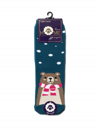 Носки CONTE HOME LINE 52-105 т.бирюза - фото 1