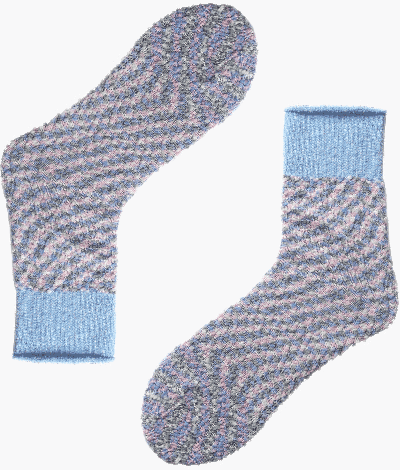 Носки CONTE HOME LINE 52-96 бледно-фиолетовый - фото 1