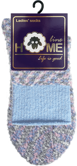 Носки CONTE HOME LINE 52-96 бледно-фиолетовый - фото 2