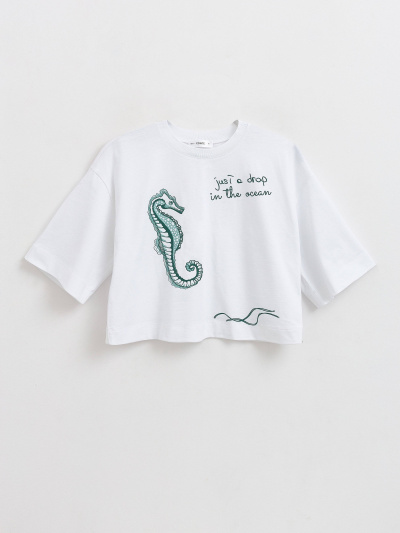 Футболка CONTE LD 2715 white-sea horse 23С-2731ТСП - фото 8